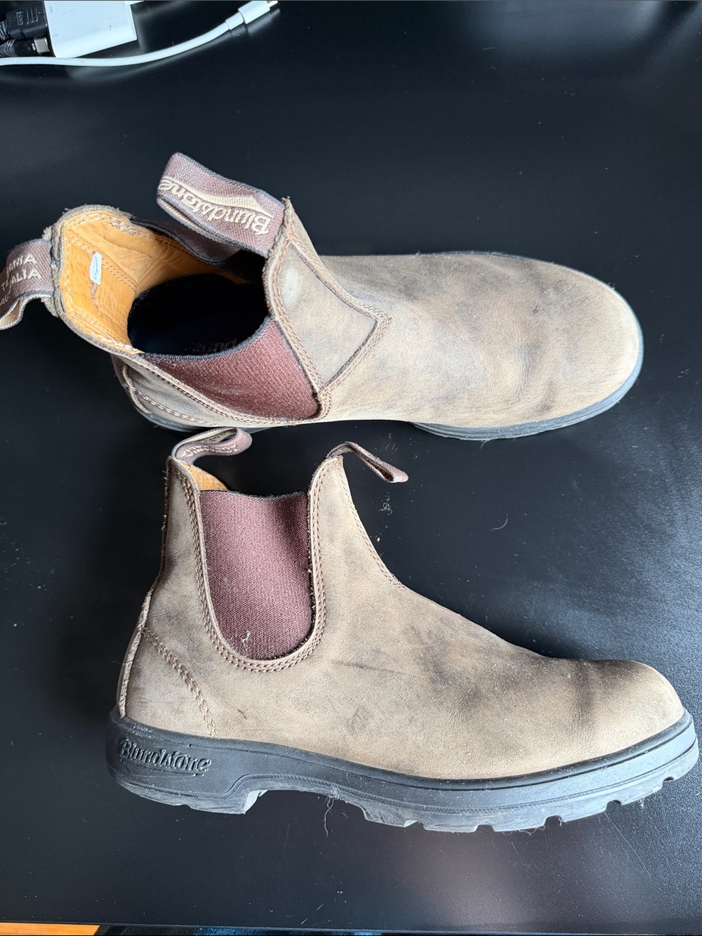 Blundstone Kids Tan Brown Chelsea Boots
